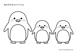 無料の塗り絵「ペンギン」の検索結果 - ぬりえやさんドットコム