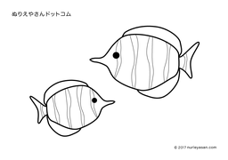 無料の塗り絵 魚 の検索結果 ぬりえやさんドットコム